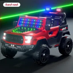 Ford 12V Electric Ride On Jeep For Kids With Remote Control, Music Light 1-6 Yrs Jeep Battery Operated Ride On-image-35