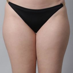 Women Thong Black Panty-image-1