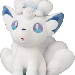 Vulpix Pokemon White Rare Original Limited Edition Doll Plush Soft Toy - 9 inch-10