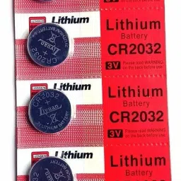 Micro Lithium Cell CR2032 3V CoinCellfor power small toys, clocks, LEDs, watches, calculators, car remote etc.. 5 pcBattery-11