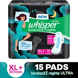 whisper Ultra Bindazzz Nights XXL Sanitary Pad-picture-12