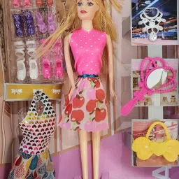 Shine Dolls for Girl’s Surprise Moveable Doll Set with Beautiful Accessories-T18-image-48