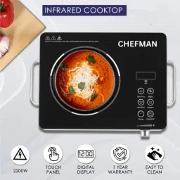 chefman 2200 W Induction Cooktop Touch Panel image 3