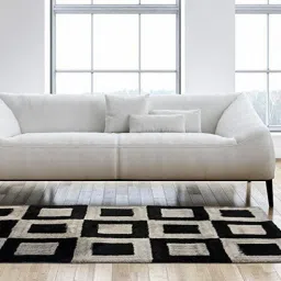 Black, Grey Polyester Runner-image-21
