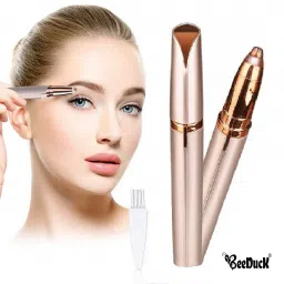 BeeDuck Electric Eyebrow Women Portable Facial Body Hair Remover Trimmer 120 minRuntime 0 Length Settings-image-63