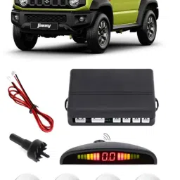 GS325 Silver Car Reverse Parking Sensor with LED Display 4 Sensor G325 Parking Sensor-image-1