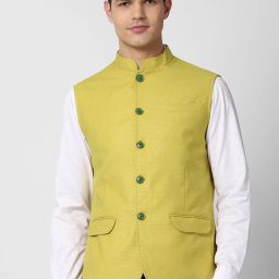 Self Design Men Waistcoat-image-68