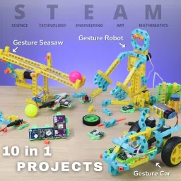 witblox Robo Gesture Sensor Kit for Kids, RC Car & Robotic Arm STEM Educational Toy image 3