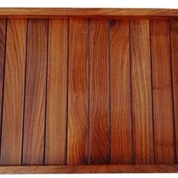 Handmade & Handcrafted Wooden Large Tray for Serving| Sheesham Wood Serving Tray Tray-24