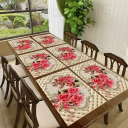 Rectangular Pack of 6 Table Placemat-10