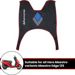 Rubber Foot Mat Compatible with Maestro Edge Hero Maestro Edge 125 Two Wheeler Mat-image-57