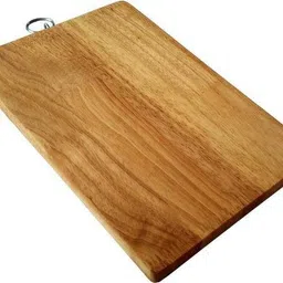gjshop Kitchenware Fruit Vegetable Chopping Board Wood Cutting Board (Beige Pack of 1) wbs45 Wooden Cutting Board-picture-0