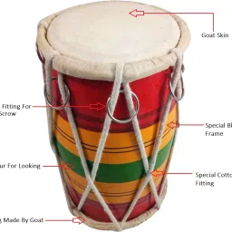 8'' baby0123 Rope & Rings Dholak-15