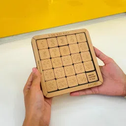 Wooden Number Slide Puzzle Magnetic Board: The Timeless Brain Teaser-1