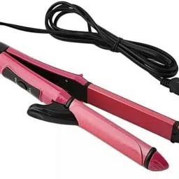 Mr Neat Nano Coating 5 level temperature setting 2 In 1 Beauty Set Hair Straightener-image-11