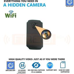 FREDI HD PLUS Mini WiFi Button Camera | 1080P Wireless Hidden Camera | Live Remote View with Motion Detection | Security Camera for Home and Office (iWFCAM APP) image 4