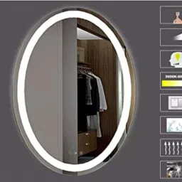 ledmirror.in Oval Shape Lighted LED Mirror Modern Vanity Mirror-picture-31