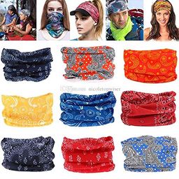 Lycra Multipurpose Unisex Bandana For Unisex Combo (Multicolour, Free Size) - Set of 4 image 4