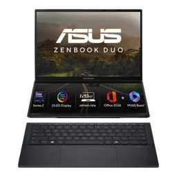 ASUS Zenbook Duo Intel Core Ultra 9 285H Touchscreen Laptop (32GB, 1TB SSD, Windows 11 Home, 14 inch OLED Display, MS Office Home 2024, Inkwell Gray, 1.65 KG)-image-13