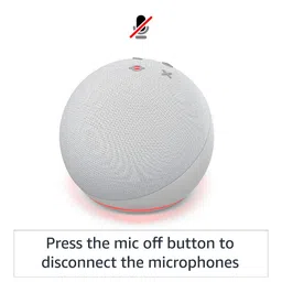amazon Echo Dot (4th Gen) with Built-in Alexa Smart Wi-Fi Speaker (Controls Smart Devices, White) image 3