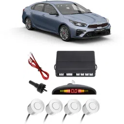GS230 Silver Car Reverse Parking Sensor with LED Display 4 Sensor G230 Parking Sensor-image-3