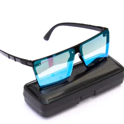 UV Protection Rectangular Sunglasses (Free Size)-image-46