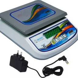 NIVAYO V-58 30kg Double Display Weight Machine For Kitchen/Shop, Re-Chargeable Battery Weighing Scale-image-6