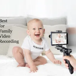 subton Photography Mobile Holder Tripod Camera Stand with Horizontal & Vertical Rotation | for Vlogging, Video Shooting, YouTube etc Compatible with All Mobile Phones, Action GoPro DSLR Cameras Tripod Tripod, Tripod Ball Head, Tripod Bracket, Tripod Clamp, Monopod image 4