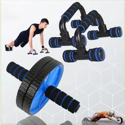 For Core Fitness Ab Wheel & Pushup Bar & Fitness Equipment Fitness Accessory Kit Kit-image-83