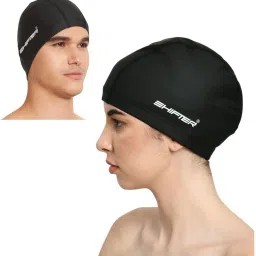 Swimming Cap For Men Women Free Size Boys Girls Long Hair -Spandex Pu Fabric Swimming Cap-image-41