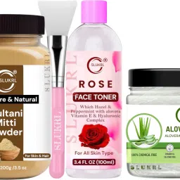 Skin Repair Aloe Vera Gel & Multani Mitti Combo for Hair & Face Use Women & Men-image-10