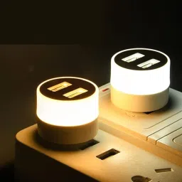 2 in 1 USB Port With Lamp, Computer Mobile Power Charging Book Light Wall Lights Lamp Shade-40