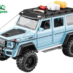 1/24 Big Mercedes BRABUS G550 4X4 Toy Car Metal Pull Back Diecast Car-27
