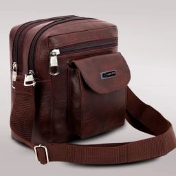 Brown Men & Women Sling Bag Cross-Body Sling Kit Messenger Bag|Side Bag|Men Women Stylish Small Travel-image-71