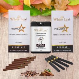 Premium Herbal Cigarettes-Tobacco&Nicotine Free Combo Pack of Clove, Regular Smoking Cessations-image-76