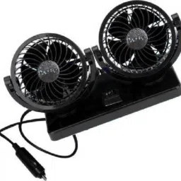 Car Fan 12V 360 Head 2 Speed Quiet Strong for All Auto Vehicles-101 Car Interior Fan-image-33