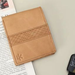 Men Casual, Ethnic Tan Genuine Leather RFID Wallet-image-45
