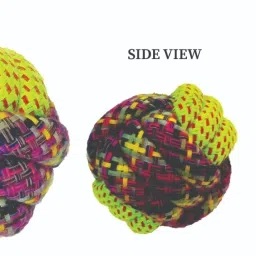 Hear Doggy Durable Chew Toys for Teething Puppies, Ball Toys for Dog Pink and Green-image-93