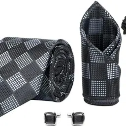 AXLON Silk Cufflink & Tie Pin Set-image-80