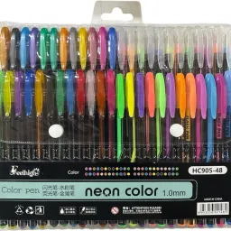 48 Color Gel Pens for Kids - Coloring Pens Pen Sets for Girls - Spirograph Pens Gel Pen-image-9