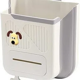 webdealz Folding Kitchen Trash Can,Door Mounted, Hanging Garbage Organizer X1.373 Regular Organizer-picture-12