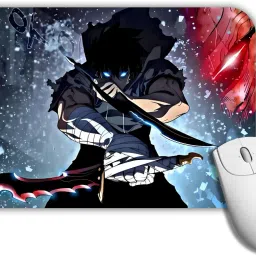 GROOFIEZ Solo Leveling 1 Anime Mouse Pad Non-Slip Rubber Base for PC Laptop Mousepad-35