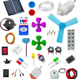 Solar Power Water Pump Simple Circuit Buzzer Science Project Kit-12