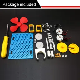 iduino DIY Dynamo Lantern STEM Building Toy, Hand Cranked Power Generator Science Kit image 5