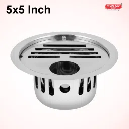Floor Stainless Steel Push Down Strainer-image-99