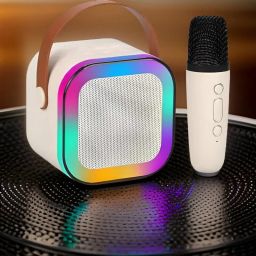 Saibaba Insulators L16_K12 Kids' Mini Karaoke Machine: Bluetooth Speaker with Wireless Mic 5 W Bluetooth Speaker-image-131