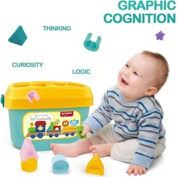 toys r us bruin Colourfull Baby First Blocks Color & Shape Toy Educational Sorting Box for Kids image 4