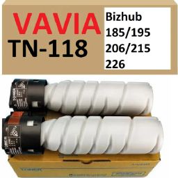 vavia TN118 Toner Cartridge Compatible for Konica Minolta 164/195 /206/ 7718/225i/205i Black - Twin Pack Ink Toner-image-57