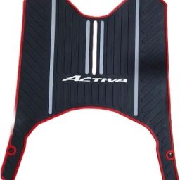 Premium Quality ACTIVA 6G Scooty Washable Foot Mat / Floor Mat (Black & Grey) Honda Activa 6G Two Wheeler Mat-image-42