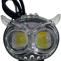 Latest Led OWL Shape Fog Yellow-White-Blue-Red light Low & High Beam for Bikes Fog Lamp Motorbike LED (9 V, 40 W)-3